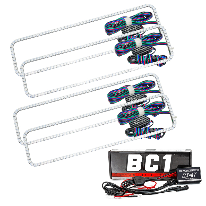 Chevrolet Tahoe Headlight Halo Kit - Dual - ORACLE Lighting - BC1 Controller - ColorSHIFT - `95-`00 Chevrolet Tahoe Headlight Halo Kit - Dual - ORACLE Lighting - BC1 Controller - ColorSHIFT - `95-`00